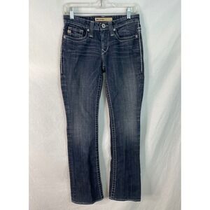 Big Star Jeans Womens 26L Blue Denim Sample